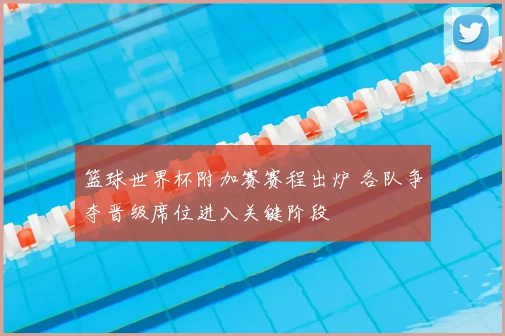 篮球世界杯附加赛赛程出炉 各队争夺晋级席位进入关键阶段